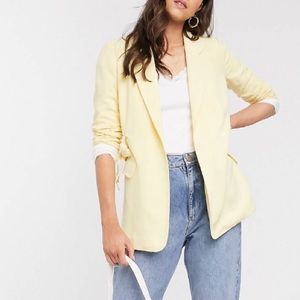 Yellow blazer NWT asos